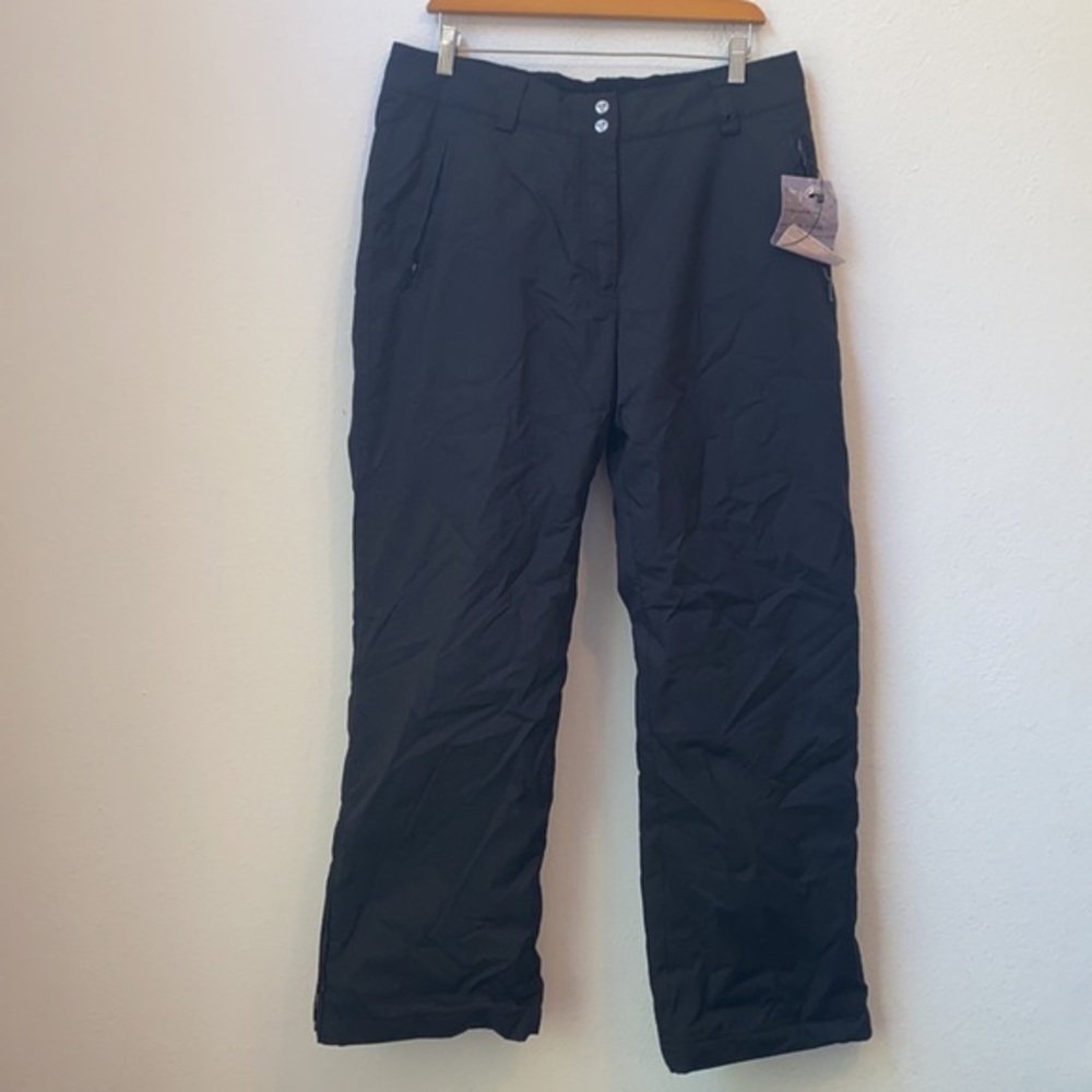 WOMENS FERA BLACK SNOW PANTS SIZE 16 R